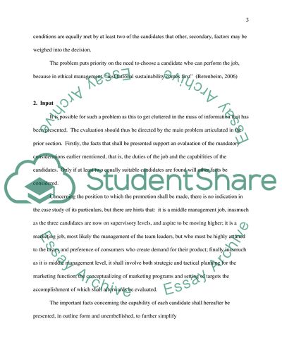 ETHICAL DECISIONS IN LEADERSHIP ( case study)