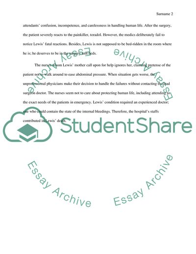 Case summary The Lewis Blackman case (http://www.lewisblackman.net/)