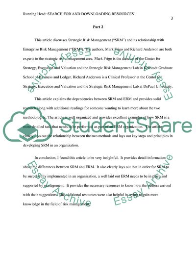 Searching And Resources