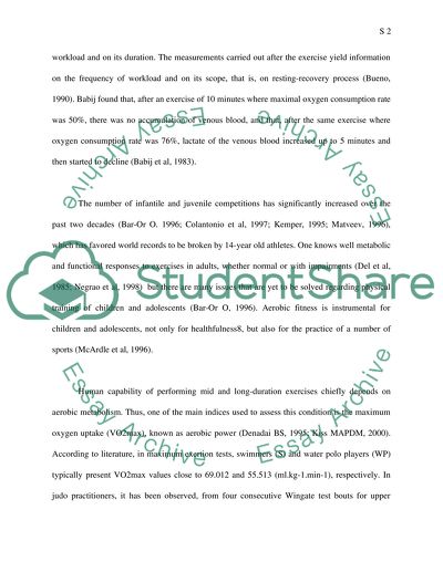 Sports Training - Wingate and RSA Tests