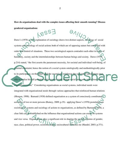 Organizations Dealing with the Complex Issues Affecting Their Smooth Running