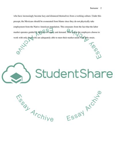 So mexicans are taking jobs from americans