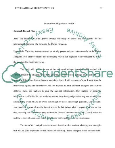 International Migration to the UK