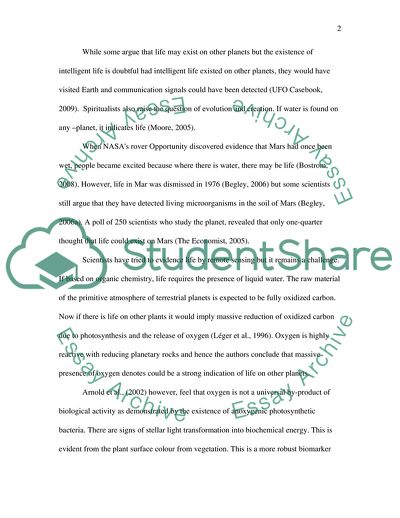 Could There Be Life in Other Planets