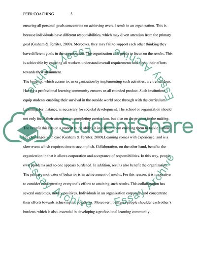 Peer-Coaching, Training, Supervision, and Implementation