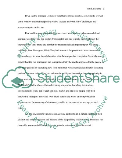 Dominos Pizza in Mexico