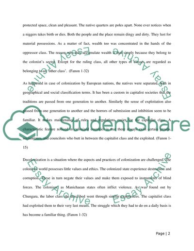 Historical Issues of Colonization