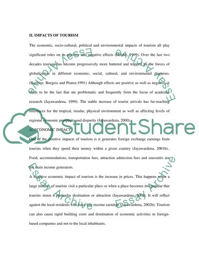 Cultural Tourism: A Strategic Focus