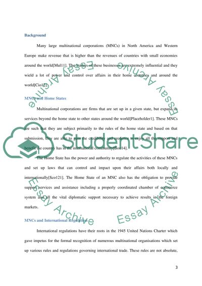 The Impact of Multinational Corporations on the Sovereignty of Western Nations