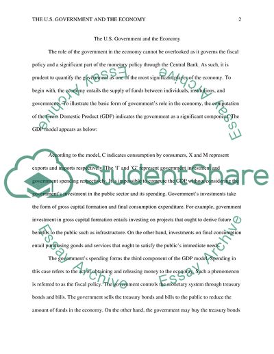 ACT 23 The US Govenment and the Economy
