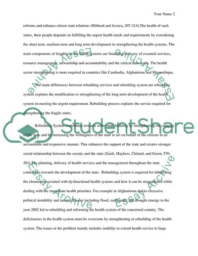 Issues of Health International Relations