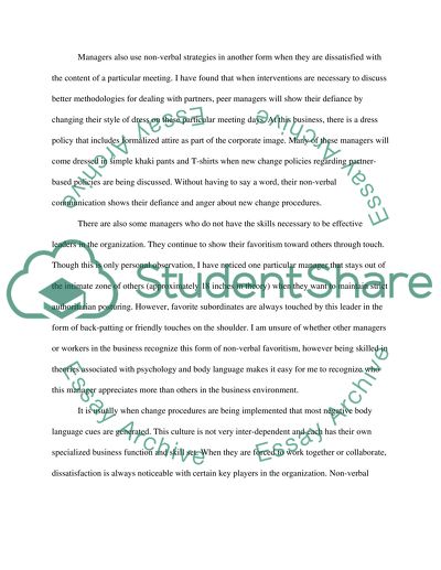 Hidden Body Language in the Workplace