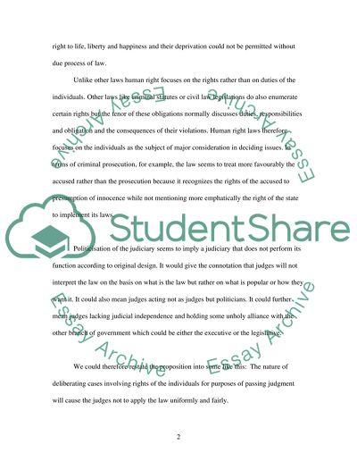 Individual Rights and the Law - Scots Law