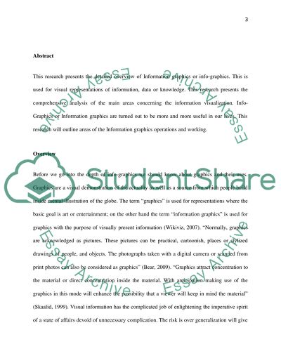 Information Graphics or Info-Graphics