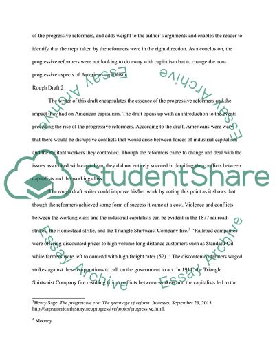 Did the Progressive reform substantially restrain the power of American capitalism