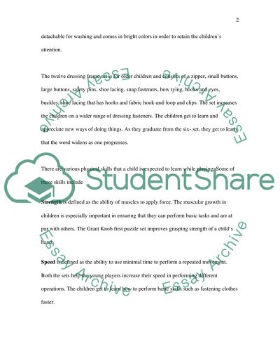 Childrens Physical and Mental Development