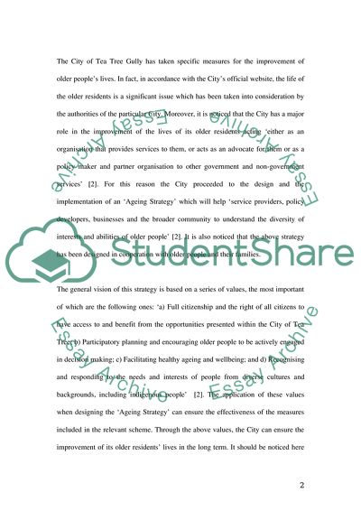 The Tea Tree Gully strategy