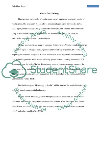 Part 2: Individual Report (15%)