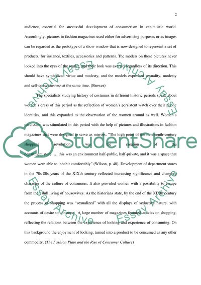 Discuss: women department stores and fashion in the city