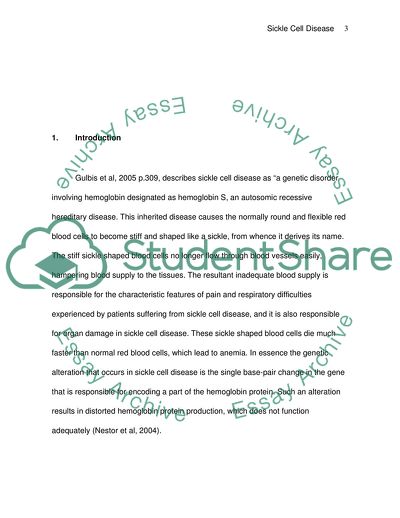 An Effective Cure for Sickle Cell Disease