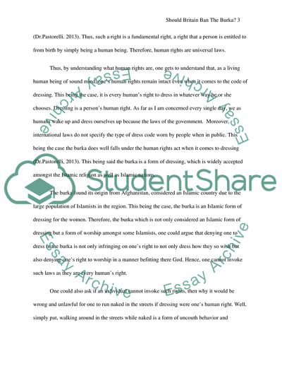 Should Britain ban the Burka