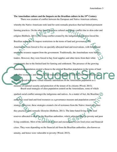 Brazilian Adoption of the Amerindian as a Potent Symbol of Romantic Nationalism in the 19th Century