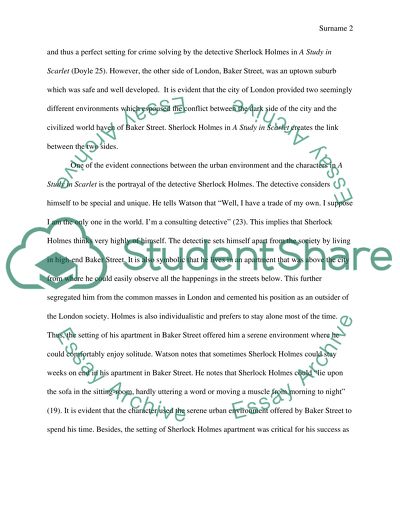 Analysis of A Study in Scarlet by Doyle