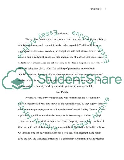 Benefits of Partnerships with Non-profit and Community-Based Organizations