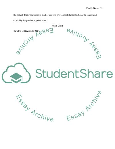 Response to Naked by Atul Gawande