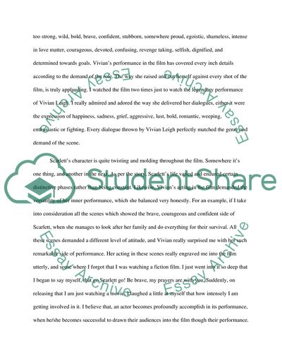 Analysis of Gone with the Wind Romantic Film