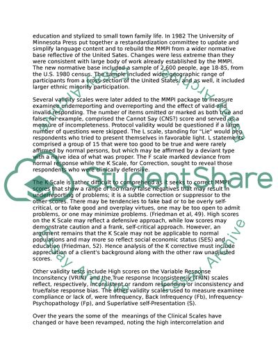 The Minnesota Multiphasic Personality Inventory-2nd