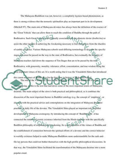 The Development of the Buddhist Creed