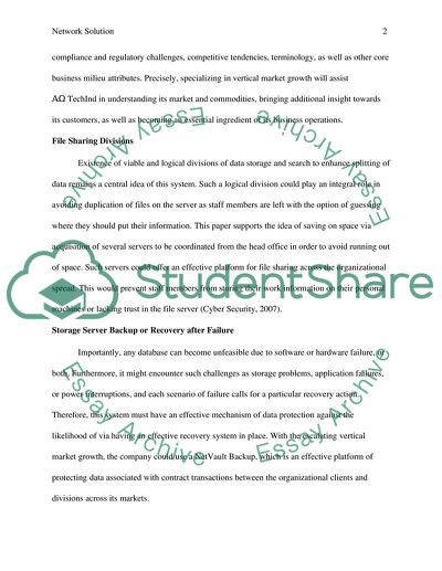 Network Solution to Real Vertical Growth Demands