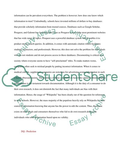 DQ: Content Validation Paper