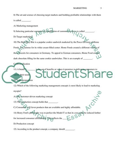 The First Step in the Marketing Process