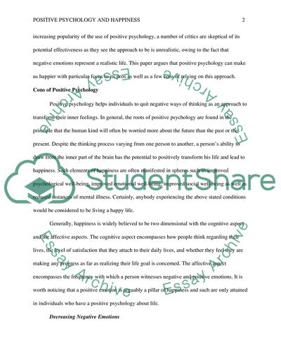 Can Positive Psychology Make Us Happier