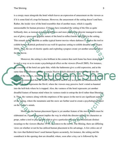 The Shining Movie Analysis