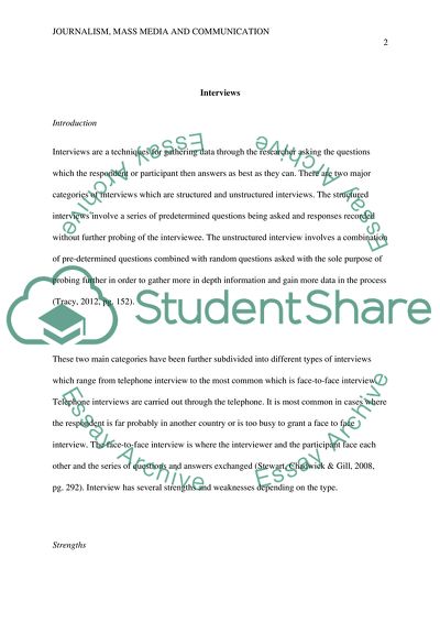 Strengths and Weaknesses of Research Methods