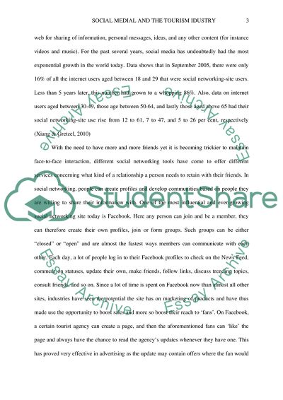 Social Media and Its Impact on the Tourism Industry