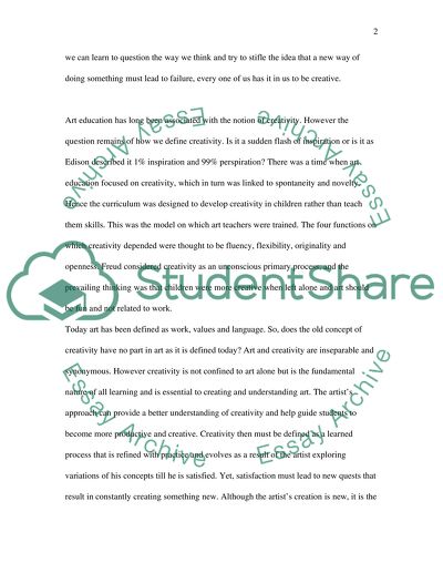 Creativity & Art Education Research