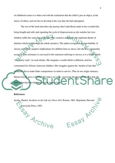 Close Reading for Incidents in the Life of a Slave Girl