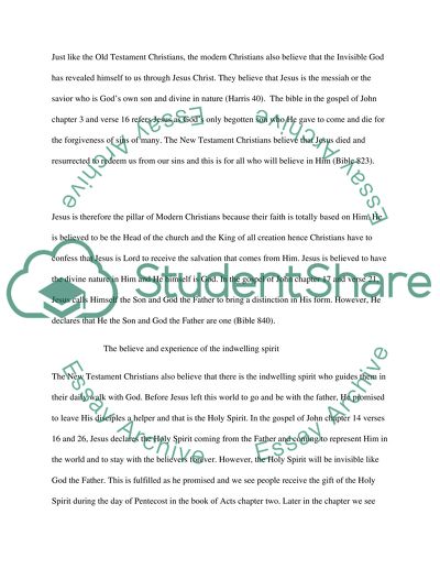 Core Believes in Christianity and How They Have Been Traditionally Understood