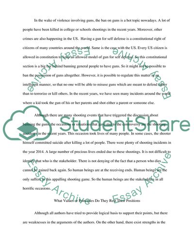 Rhetorical Analysis of a Controversy