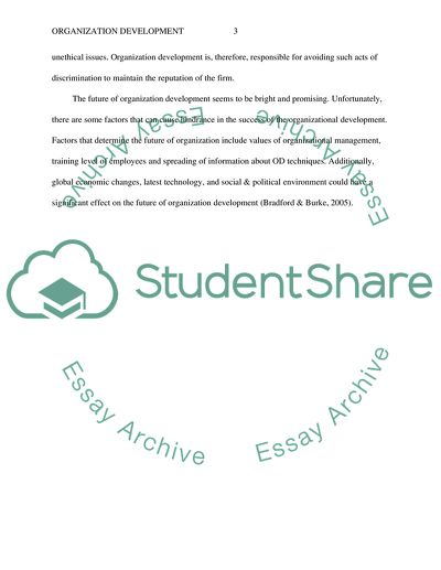 Organization development