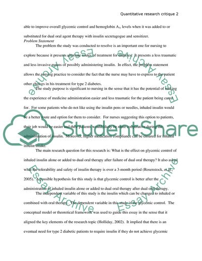 What is the Effect on Glycemic Control of Inhaled Insulin