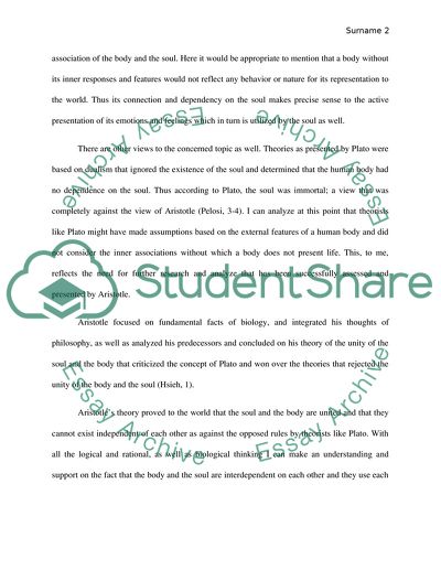 Plato's concept of soul image