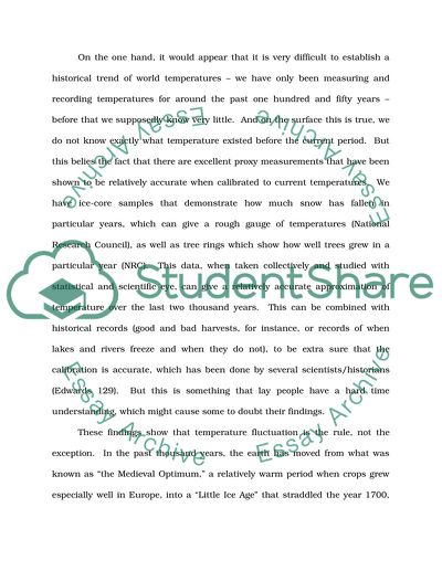 Obscuring the Reality Behind Global Climate Change