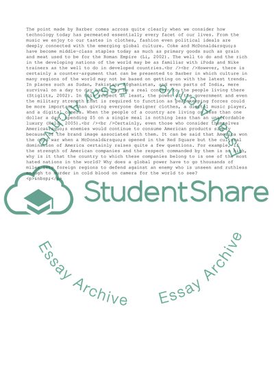 Globalization and Social Change