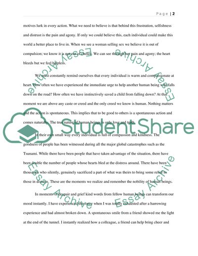 What do you believe about others