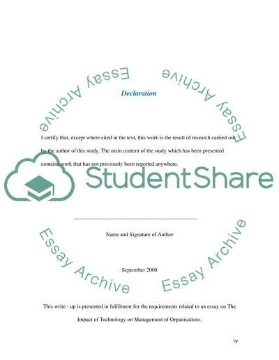 How Has Technology Changed the Way in which Organisations are Managed